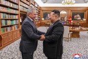 遵义金正恩会见绍伊古 称将继续支持俄对乌行动